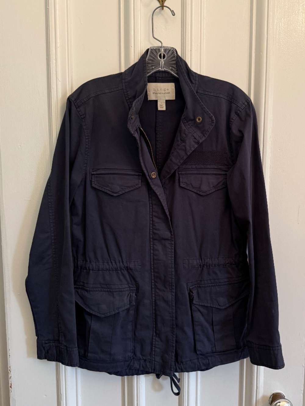 Hinge Women's Canvas Jacket - Navy - Size S